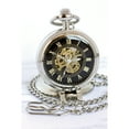 thumbnail image 2 of JFK Bicentennial Half Dollar Coin Pocket Watch with Skeleton Movement, 2 of 6
