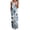 Blue, variant on Wancir Womens Casual Jumpsuits Loose Overalls Summer Sleeveless Stretchy Wide Leg Long Pants Romper with Pockets