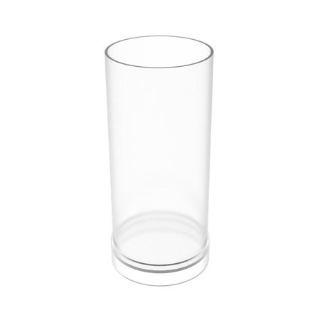 FixtureDisplays Clear Acrylic Cube Bin - 4" X 4" X 4", 2-Pack With U-Hooks For Pegboard/Slatwall, Candy, Pen Holder