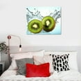 thumbnail image 4 of Nawypu Fruit Wall Art for Kitchen,Vivid Fruits and Ice Picture Home Decor, Cool Summer Canvas Prints in Dining Room (Waterproof Artwork, Bracket Mounted Ready Hanging), 4 of 4