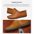 thumbnail image 6 of Genuine Leather Loafer Shoes Slip On Soft Walking Driving Shoes, 6 of 7