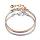 thumbnail image 3 of Pulsera de acero inoxidable Cadena de serpiente de metal Brazalete de pulsera con dijes básicos DIY con cierre de forma redonda, 3 of 4