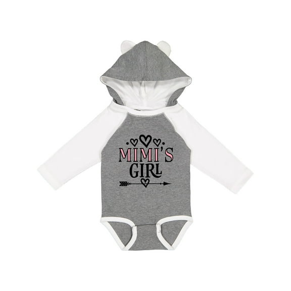 Inktastic Mimi Girl Granddaughter Girls Long Sleeve Baby Bodysuit