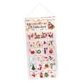 thumbnail image 2 of Bolsa de almacenamiento colgante BLESIY calendario de adviento navideño 24 bolsillos, 2 of 8