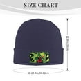 thumbnail image 3 of Beetlejuice Winter Hats Warm Knit Cuffed Beanie Unisex Skull Knitted Caps Fashion Ski Hat For Men And Women Navy Blue, 3 of 9