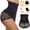 black, variant on Plus Size Sexy Women's Shaper Underwear For Women Butt Lifter Shapewear Tummy Control Panty High Waist Body Shaper Shorts Slimming Panties XS-3XL