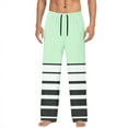 thumbnail image 1 of Pantalones largos para hombre, moda, estampado, cintura elástica, cordón ajustable, pantalones largos de poliéster para hombre., 1 of 4