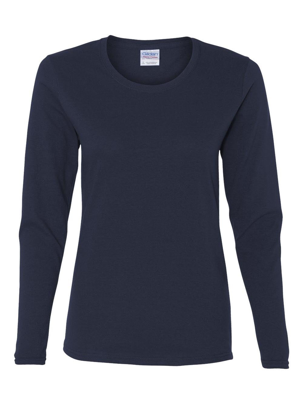 Gildan - Gildan - Heavy Cotton Women's Long Sleeve T-Shirt - 5400L ...