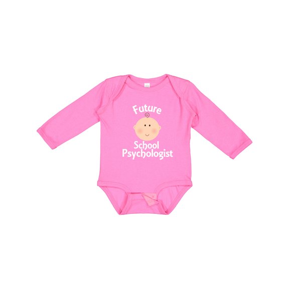 Inktastic Future School Psychologist Occupation Gift Boys or Girls Long Sleeve Baby Bodysuit