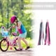 thumbnail image 1 of 2 cintas decorativas para scooter de niños, serpentinas con borlas para manillar de bicicleta (rosa), 1 of 4