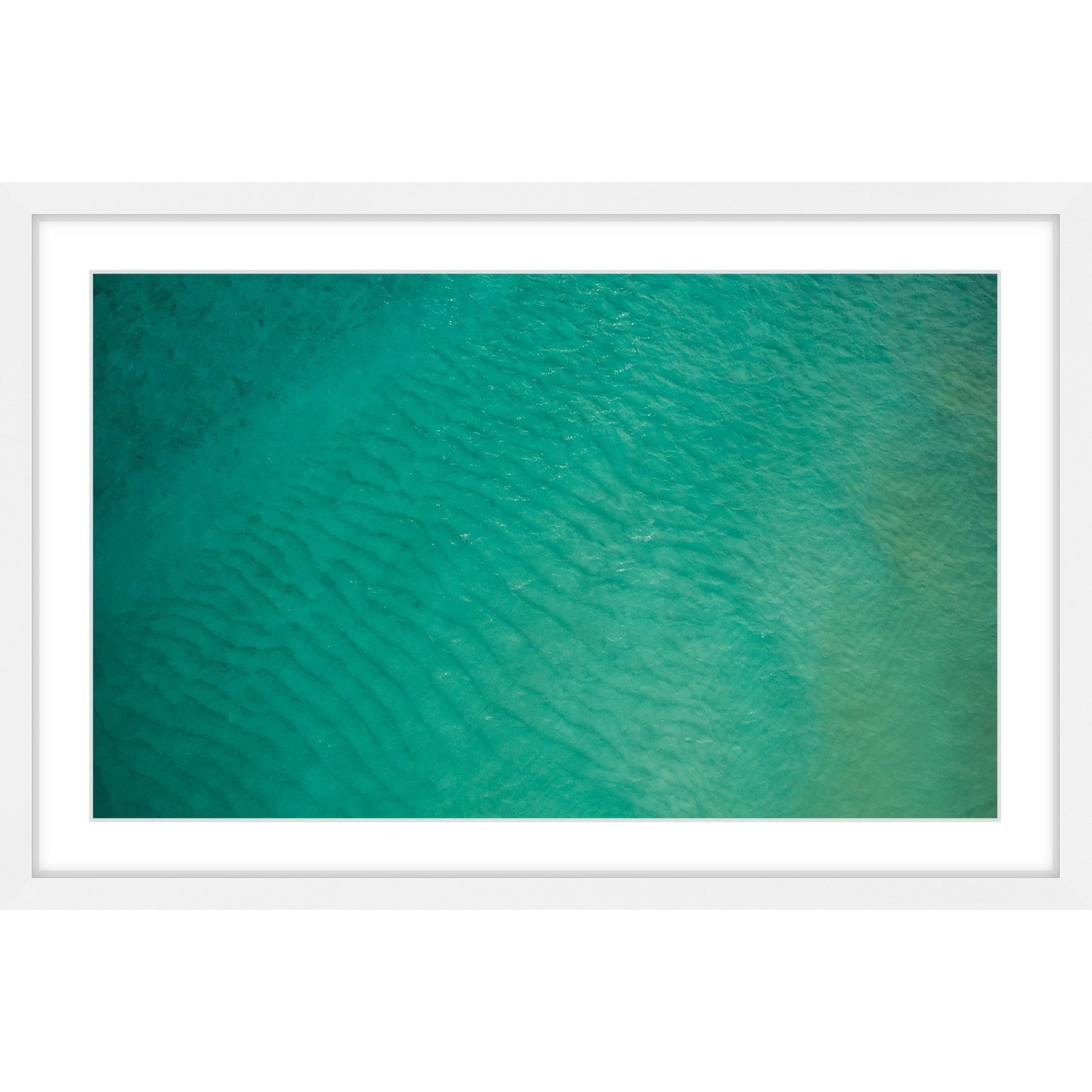 Marmont Hill "Just Ripples" by Hassan Ishan Framed Painting Print