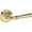Non-Lacquered Brass, variant on Baldwin Ps.Dun.R.Rrr Dunsmoor Passage Door Lever Set - Nickel