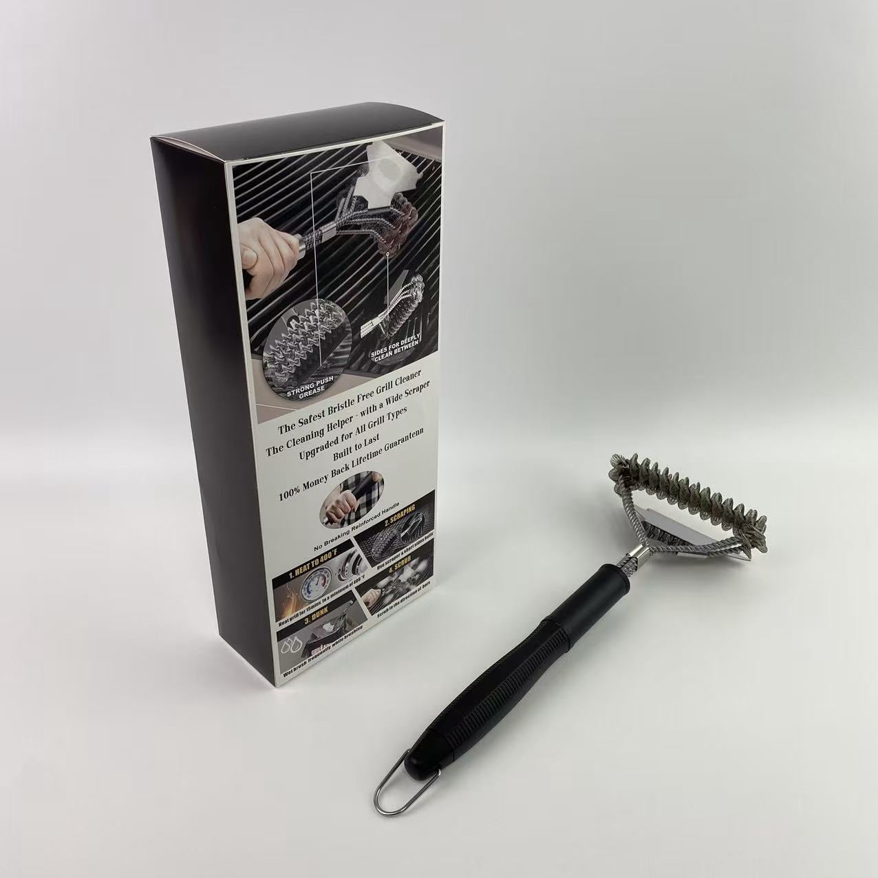 DIYMEND Cleaning brushes for barbecue grills – Safe BBQ Brush for Grill – 18'' Stainless Grill Grate Cleaner