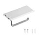 thumbnail image 5 of Moyic Portarrollos de papel, montaje en pared para baño, estante de aluminio, estante de perforación, organizador de carga con tornillos,, 5 of 6