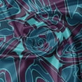 thumbnail image 5 of Ambesonne Floral Window Valance, Overview of Digital Roses, 54" X 18", Aqua Dark Purple, 5 of 5