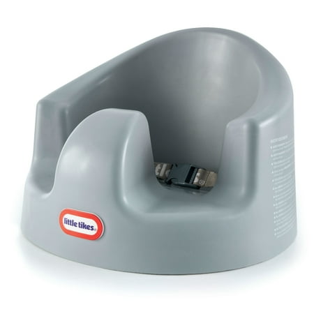 Little Tikes My First Seat Infant Toddler Foam Floor Support Baby Chair, Grey, Unisex