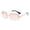 Orange - 15cm, variant on Miretho Rimless Rectangle Sunglasses for Men Women Gradient Color Tint UV400 Protection Shades Metal Frame Square Sun Glasses for Driving & Daily Outfits,Black - 15cm