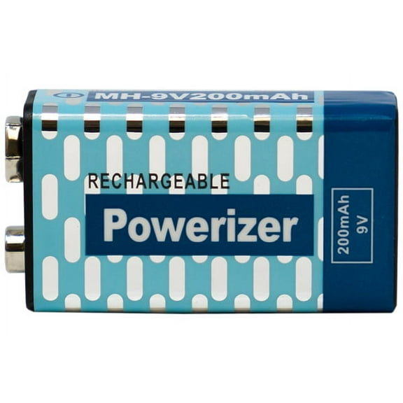 50 x 9 Volt Powerizer NiMH Batteries (200 mAh)