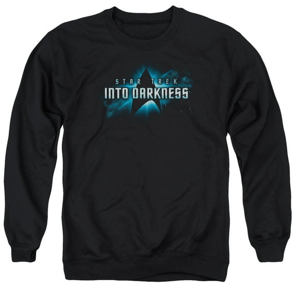 Star Trek Into Darkness Logo Adult Crewneck Sweatshirt Black