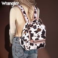 thumbnail image 4 of Wrangler Mini Backpack Cute Cow Print Backpack Purse for Women, Allover Cow Print Pink, 4 of 7