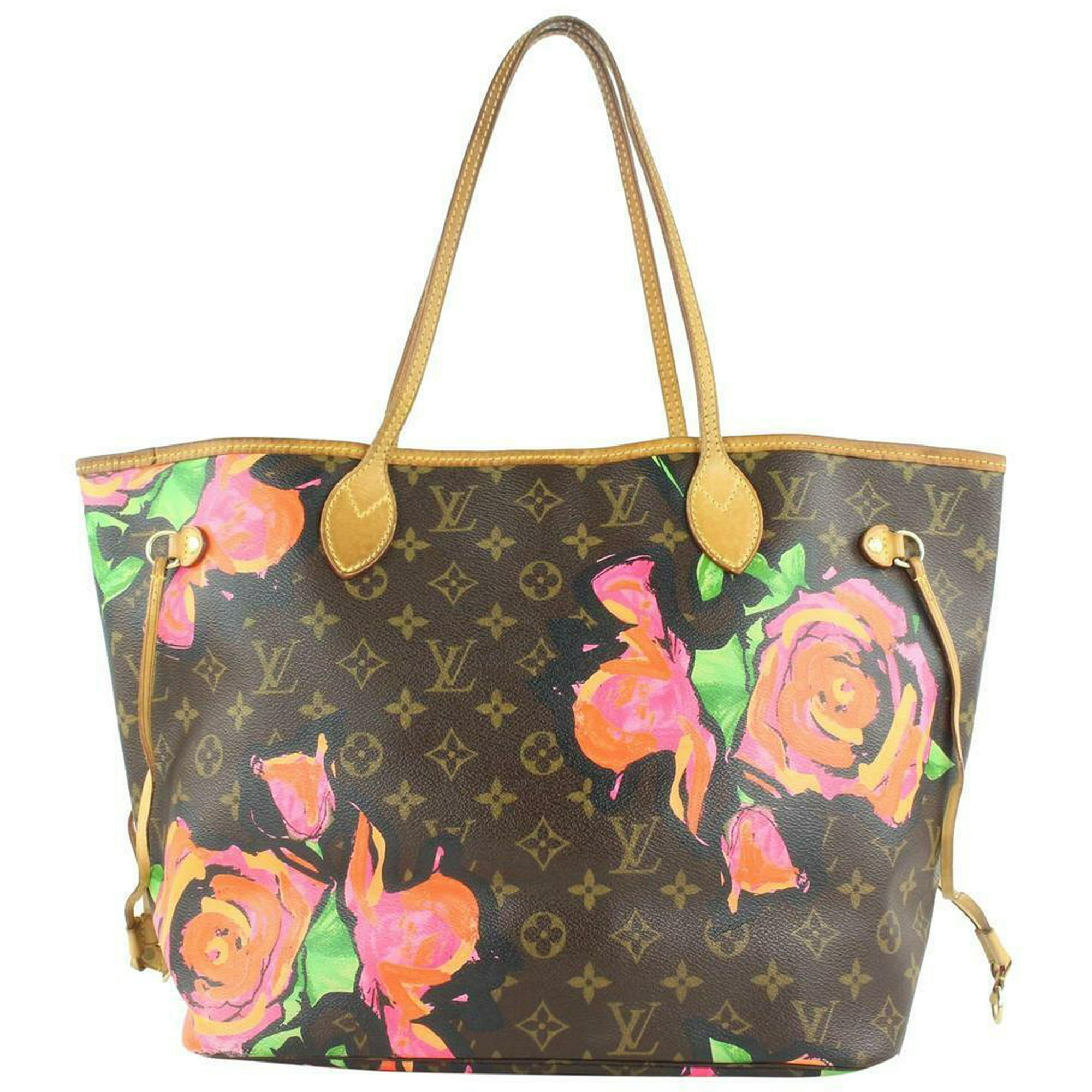 Louis Vuitton Stephen Sprouse Graffiti Roses Neverfull MM Tote Bag  61lvs423W 