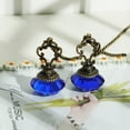 thumbnail image 4 of 2Pcs Crystal Fan Pull Diamond Drop Vintage Pull Chain Ceiling Pull Chain Extender with Connector, 4 of 6