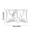 thumbnail image 3 of LSLJS Silk Pillow Cases for Hair Skin Care Feels Soft Cool Like a Silk Pillowcase, Cooling Pillowcase Anti Acne Cooling Sleep Sides Natural Silk Satin, Pillow Covers, 3 of 6