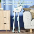 thumbnail image 6 of LHUAI, Foldable Baby High Chair, 4 in 1 Convertible High Chairs, With 5-Point Safety Harness, Adjustable Dining Tray & Backrest & Height, Easy To Clean Surface, For Babies And Toddlers, Light Blue, 6 of 8
