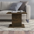 thumbnail image 2 of vidaXL Coffee Table Smoked Oak 55.5x55.5x40 cm Engineered Wood, 2 of 4