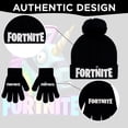 thumbnail image 5 of FORTNITE Gorro de invierno para niños y guantes de nieve para niños, juego de 2 piezas, 5 of 5