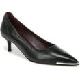 thumbnail image 2 of Franco Sarto Women's Kalsa Kitten Heel Pump Black Leather 5.5M, 2 of 5
