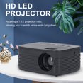 thumbnail image 3 of Proyector De Películas Portátil, Espejo De Pantalla Inalámbrico 1080P, Fuente De Luz LED, Altavoz Incorporado, Compatible Con Teléfonos IOS, 3 of 7