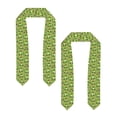 thumbnail image 2 of Xecao Cute Green Frog Print Graduation Shawl Stole Honor Stole Adult 72" Academic Commencements, 2 of 7