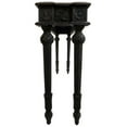 thumbnail image 3 of Tigard Solid Wood Hand-Carved Console Table in Gray Finish, 3 of 3