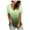 Green, variant on gakvbuo Summer Plus Size Summer Tops for Women Tops Dressy Casual Trendy V Neck T Shirts Rolled Short Sleeve Tie Dye Gradient Printed Side Split Blouse Tee
