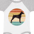 thumbnail image 4 of Inktastic Doberman Dog Retro Sunset Boys or Girls Baby Bodysuit, 4 of 5