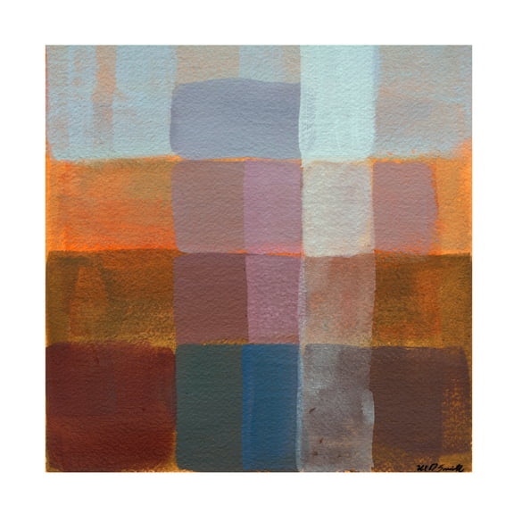 Canvas Wall Art - Mark David Smith 'Mediterranean' Wall Art for Living Room, Bedroom, or Office Décor by Trademark Fine Art - 14 x 14 Inches