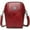 Red, variant on SQDWYGG All-match Vertical Cellphone Bag, Crossbody Leather Shoulder Bags and Clutches, Women Crossbody Handbags Retro Messenger Bag,Black