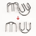 thumbnail image 4 of Rompecabezas de Metal JShteea 8 unids/set Mini juguetes para aliviar el estrés, 4 of 6