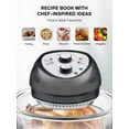 Big Boss 16Qt Large Air Fryer Oven with 50+ Recipe Book AirFryer Oven