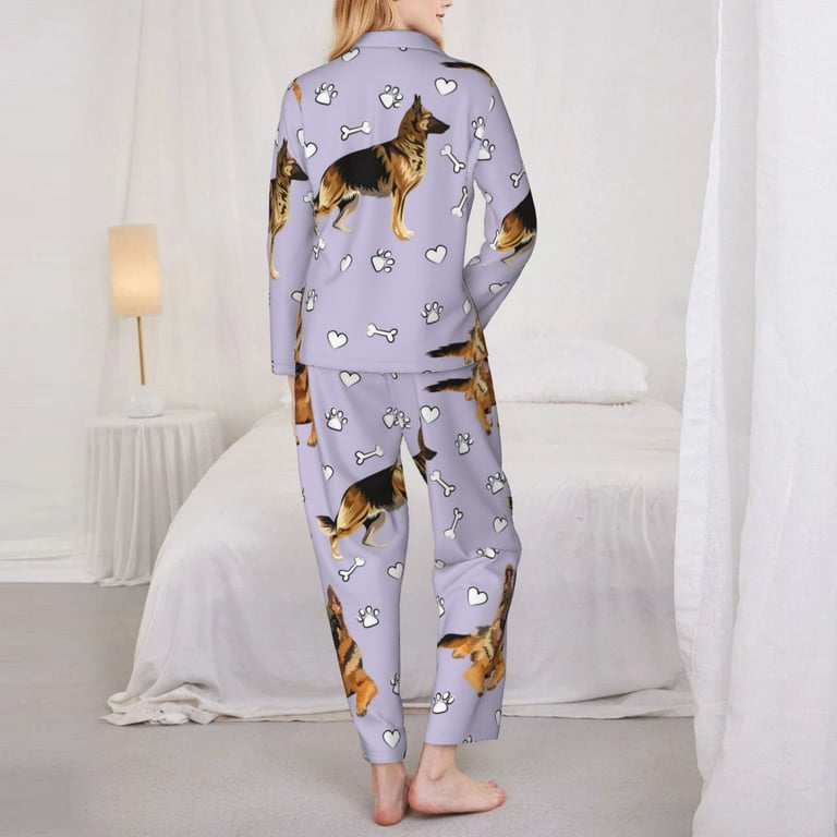 2 Piece German Shepherd Long Tee Pajama Set 2 Piece German Shepherd Long Tee Pajama Set