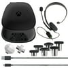Microsoft Xbox One Elite 11pc Headset, Case, Cable, Pads & Thumbstick Component Kit Silver/Black (New in Non-Retail Packaging)