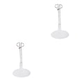 thumbnail image 1 of Ounissouiy Adjustable Doll Stand Display Holder for Figure Dolls   Action 2piezas Blanco 20 centímetros, 1 of 6