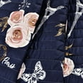 thumbnail image 2 of Lush Decor Vintage Paris Rose Butterfly Script Throw, 2 of 5