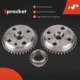 thumbnail image 5 of A-Premium 8PCS Engine Timing Chain Kit W/Sprocket & Tensioner & Guide Compatible with Chevrolet, Buick, Oldsmobile & Pontiac - Beretta, Cavalier, Skylark, Calais, Achieva, Calais, Grand Am - L4 2.3L, 5 of 5