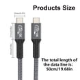 thumbnail image 5 of 240W USB4 Cable 40Gbps Data Transfer 8K@60Hz Video Display Cable USB C, 5 of 13