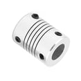 thumbnail image 4 of 2pcs Motor Shaft Dia 8mm to 10mm Joint Helical Beam Coupler Coupling D19L25, 4 of 4
