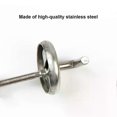 thumbnail image 2 of 2Pcs Toilet Seat Hinge Stainless Steel Toilet Cover Mounting Connector Toilet Lid Hinge Mounting Fittings Replacement Parts, 2 of 5