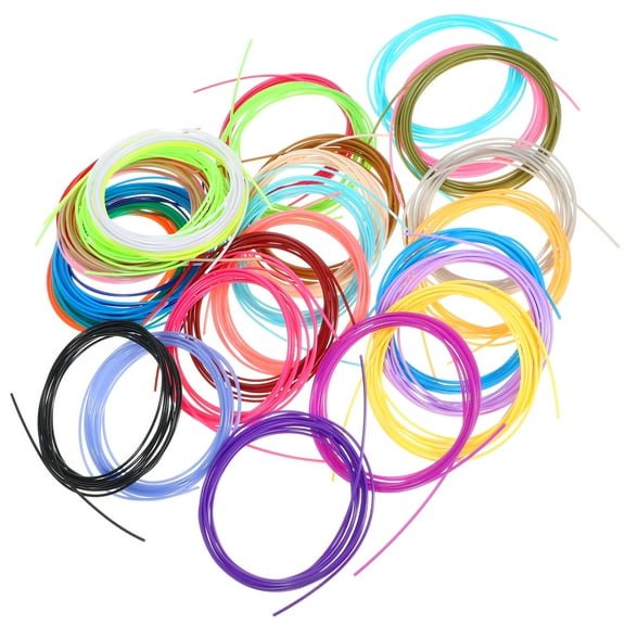 OUNONA 30 Rolls of Printer Replacement 3D Pen Filament Refill Printer Filament 1.75mm High Temperature Filament