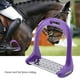 thumbnail image 4 of Estribos para montar a caballo, estribos de aluminio para trabajo pesado, almohadilla antideslizante ara silla de montar (4#) estribo correas elásticas Spptty Suministros para caballos, 4 of 7